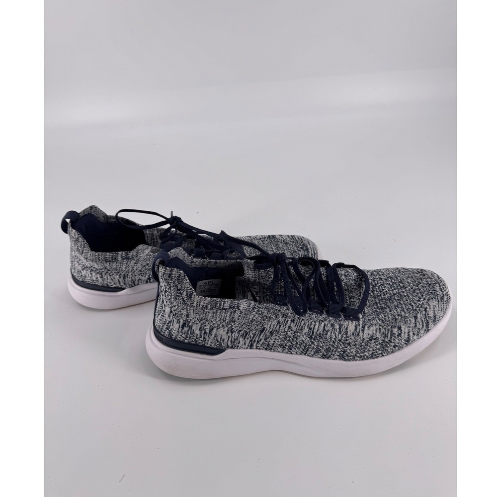 APL Techloom Breeze Knit Running Shoes Navy White Men's Size 10